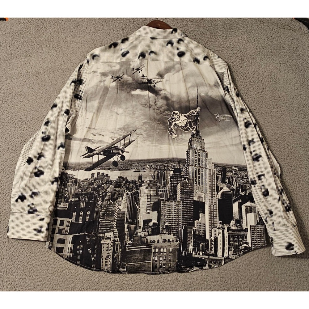 Robert Graham King Kong NYC Empire State Building Shirt Mens 3XL Classic Fit